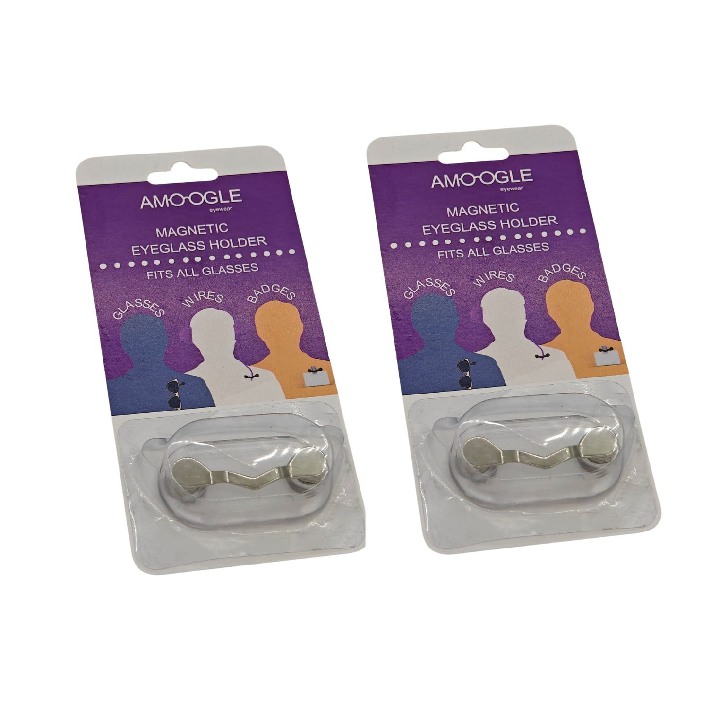 Two Packs of Amoogle Magnetic Eyeglass Holders